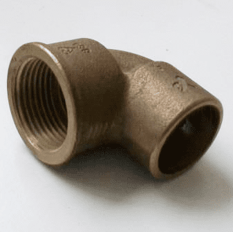 Yorkshire Soldered 28mm x 1 inch Female Iron Elbow - 28142800