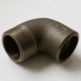 Yorkshire Soldered 28mm x 1 inch Male Iron Elbow - 28132800