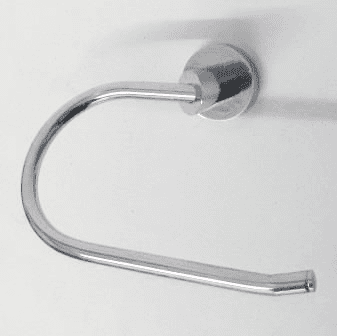 Zetta Chrome Designer Fixed Toilet Roll Holder - 01097060
