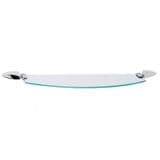 Zip Chrome / Glass Bathroom Shelf - 01096002