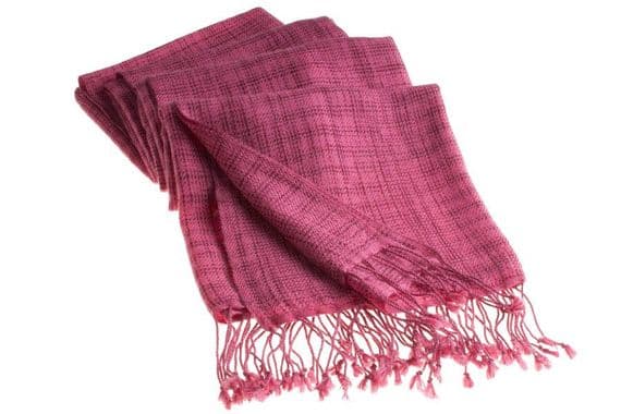 100% Cashmere Woven Pashmina Shawl < Fashion Accessories I PLUM & IVORY LTD