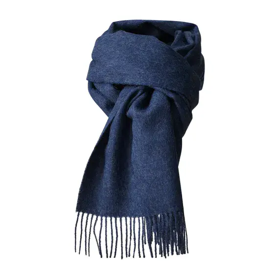 Baby Alpaca  Scarves Blue < Sample Sale I PLUM & IVORY LTD