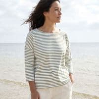 Breton Stripe Boat Neck Top < Fashion Accessories I PLUM & IVORY LTD