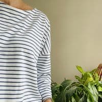 Breton Stripe Boat Neck Top < Fashion Accessories I PLUM & IVORY LTD