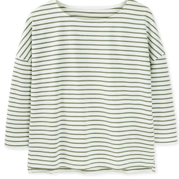 Breton Stripe Boat Neck Top < Fashion Accessories I PLUM & IVORY LTD
