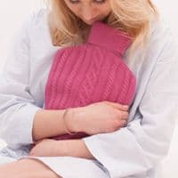 Cable Cashmere Hot Water Bottle Hug < Travel Accessories | PLUM & IVORY LTD