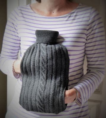 Cable Cashmere Hot Water Bottle Hug