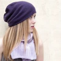 Cashmere Beanie Hat < Fashion accessories | PLUM & IVORY LTD