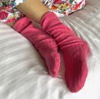 Cashmere Bed Socks < Travel Accessories | PLUM & IVORY LTD