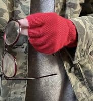 Cashmere Fingerless Gloves < Fashion Accessories I PLUM & IVORY Ltd