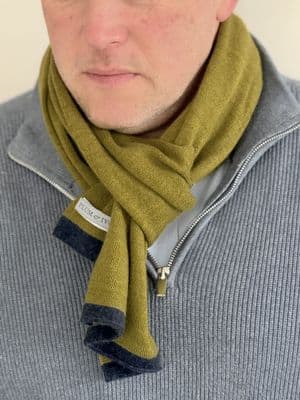 Cashmere Scarf With Contrasting Edge