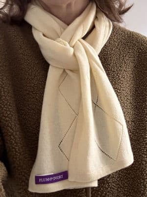 Cashmere Scarves - Diamond Pattern