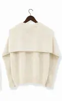 Cream Jumper With Matching Scarf Set < Fashion Accessories I Plum & Ivory Ltd