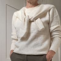 Cream Jumper With Matching Scarf Set < Fashion Accessories I Plum & Ivory Ltd