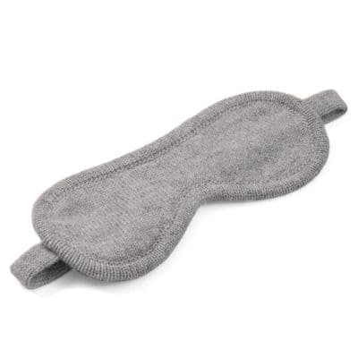 Grey Merino Wool Eye Mask