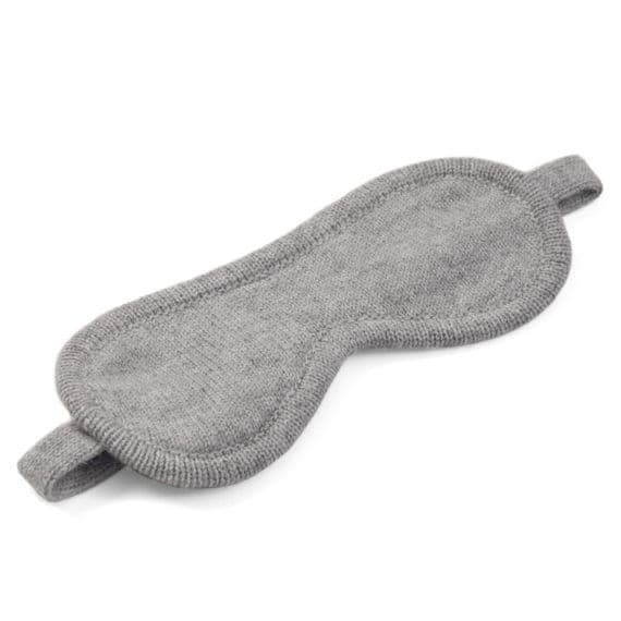 Grey Merino Wool Eye Mask < Travel Accessories | PLUM & IVORY LTD