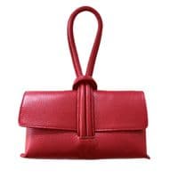 Leather Loop Handle Clutch Bags < Fashion Accessories I Plum & Ivory Ltd