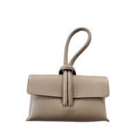 Leather Loop Handle Clutch Bags < Fashion Accessories I Plum & Ivory Ltd