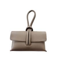 Leather Loop Handle Clutch Bags < Fashion Accessories I Plum & Ivory Ltd