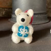 Love Bear Heart Felt Decorations < Sample Sale I PLUM & IVORY LTD