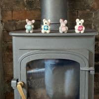 Love Bear Heart Felt Decorations < Sample Sale I PLUM & IVORY LTD