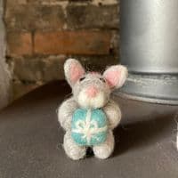 Love Bunny Heart  Felt Decoration < Sample Sale I PLUM & IVORY LTD