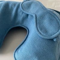 Merino Wool Eye Mask Neck Pillow Travel Set < Travel Accessories | PLUM & IVORY LTD