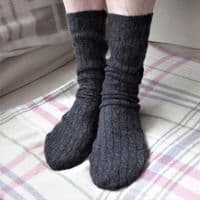 One Size Cashmere Bed Socks < Travel Accessories | PLUM & IVORY LTD