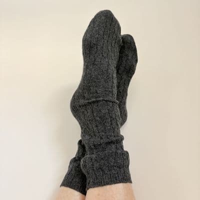 One Size Cashmere Bed Socks