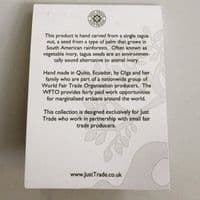 Tagua Bunny Brooch < Gorgeous Gifts I Plum & Ivory Ltd
