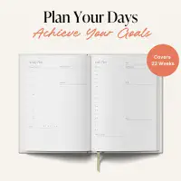 Undated Daily Planner Notebook < Gorgeous Gifts I PLUM & IVORY LTD