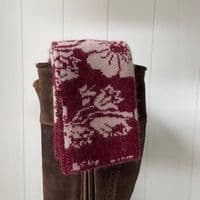 Women's Cashmere Wrist Warmers Green & Blue < Fashion accessories | PLUM & IVORY LTD