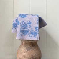 Women's Cashmere Wrist Warmers Green & Blue < Fashion accessories | PLUM & IVORY LTD