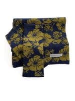 Women's Cashmere Wrist Warmers Green & Blue < Fashion accessories | PLUM & IVORY LTD