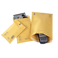 Arofol Gold Padded Bubble Envelopes 120mm x 215mm Size 2