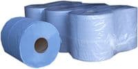 Blue Centre Feed Rolls 2 Ply 185mm x 150 meters