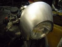 mini saute vent aluminium café racer