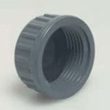 0.5" Grey PVC Threaded End Cap