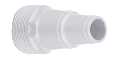 1.5" White ABS Special Threaded Hosetail (1.25" to 1.5")