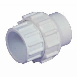 2" White ABS Socket Union
