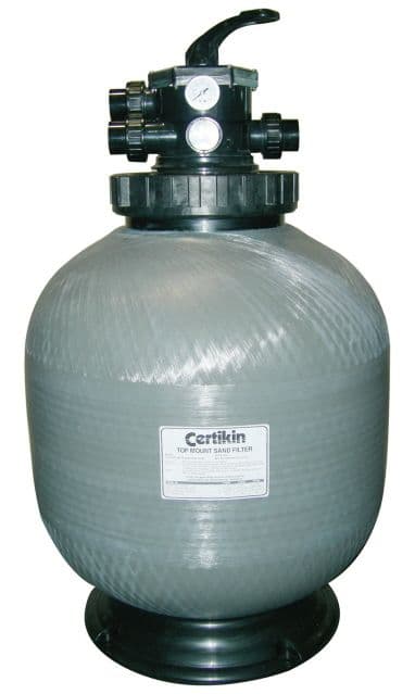 20" Vision Top Mount Filter, Valve & Pressure Gauge