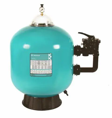 24" Pentair Triton Side Mount Filter, Valve & Pressure Gauge