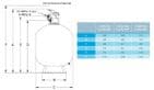 24" Pentair Tagelus Top Mount Filter, Valve & Pressure Gauge