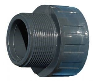 3" Grey PVC Socket Nipple