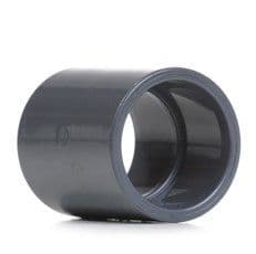 3" Grey PVC Socket Plain