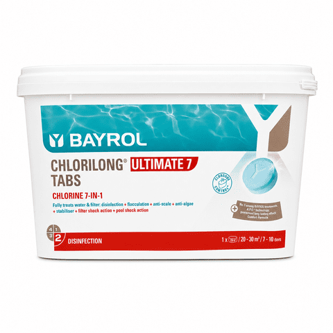 Bayrol Chlorilong Ultimate 7 Two-Layer 300g Chlorine Tablets 4.8kg