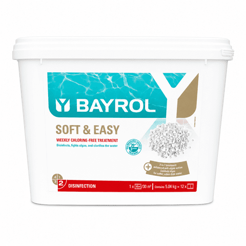 BAYROL Soft & Easy (12 x 420g sachets) 5.04kg Pack - Active Oxygen