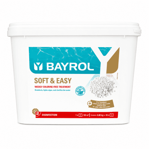 BAYROL Soft & Easy (16 x 280g sachets) 4.48kg Pack - Active Oxygen