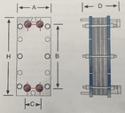 Certikin 675kW Plate Heat Exchanger with Stainless Steel Plates