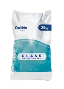Certikin Glass Filter Media - All Grades - 25kg Bag